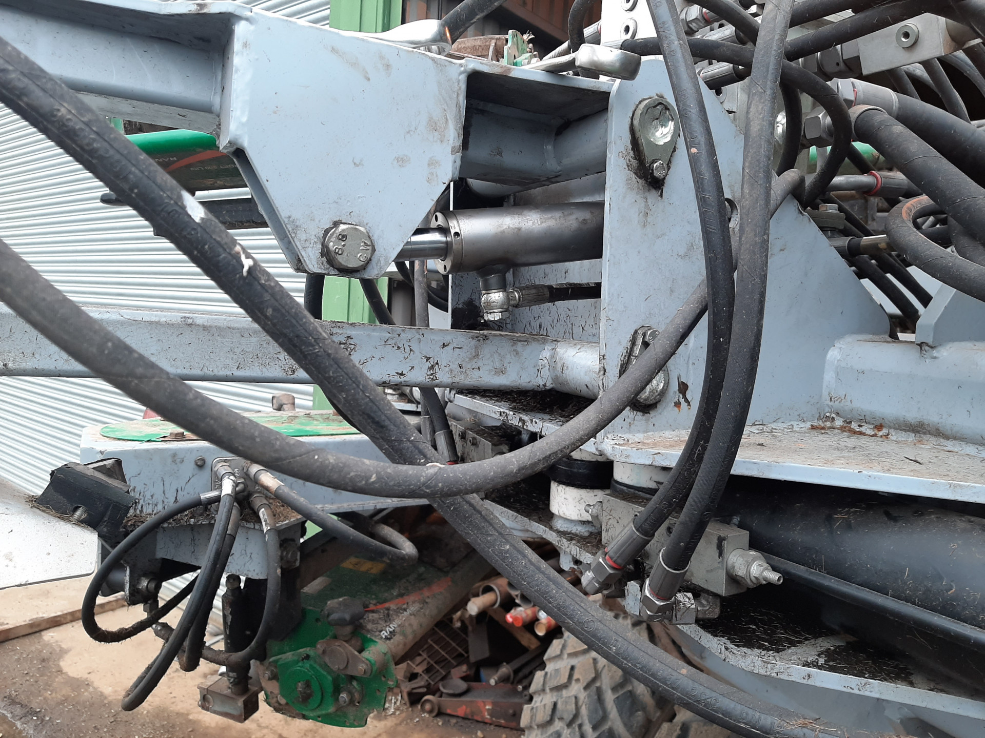 Parts provided to repair large lawn mower