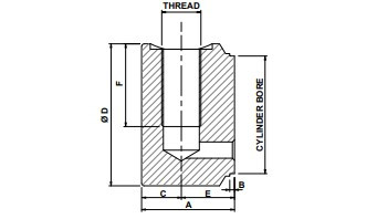 succes Bewusteloos Onophoudelijk Cilinderbodem - Geport | Hydraulische Cilinder Onderdelen | FPE Seals Ltd